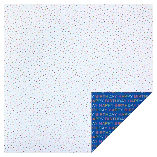 Birthday Double-Sided Cardstock Paper by Recollections™, 12" x 12"